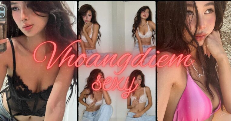 vhoangdiem hot girl đồ ngủ gợi cảm với từng đường cong cơ thể