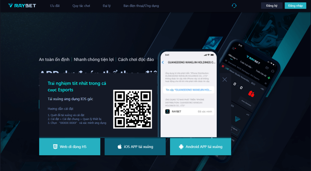 Tải App RAYbet: Hướng dẫn chi tiết cách tải App RB