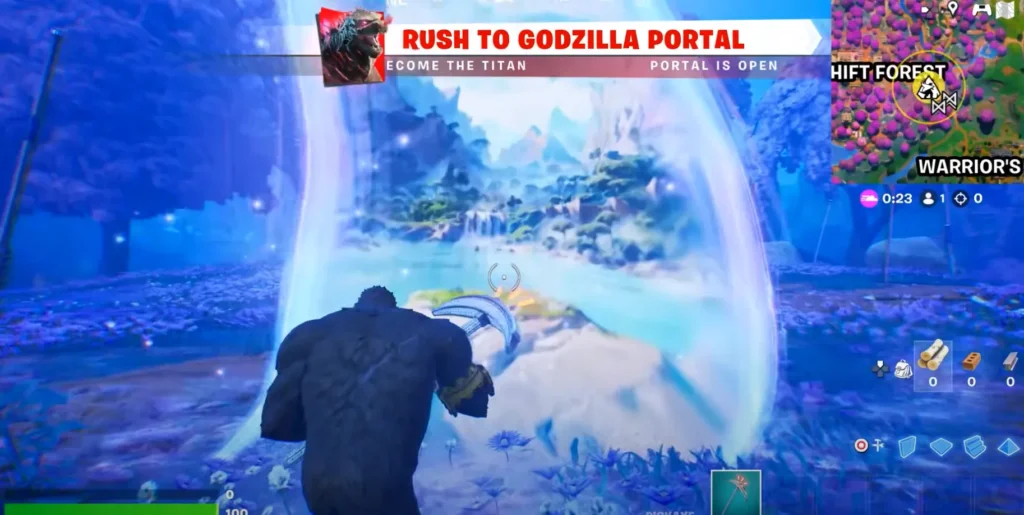 Nơi tìm Cổng Godzilla trong Fortnite