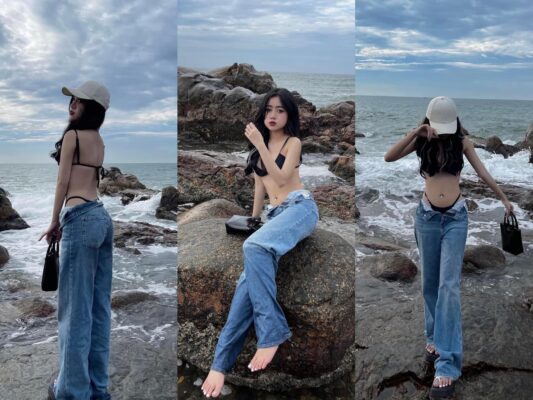 Hot Girl Lê Kim Loan Sexy Với Bikini 2 Mảnh Nhỏ Xíu