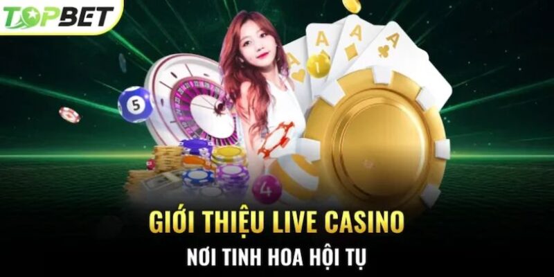 Giới thiệu Live Casino TopBet và các trò chơi trực tiếp