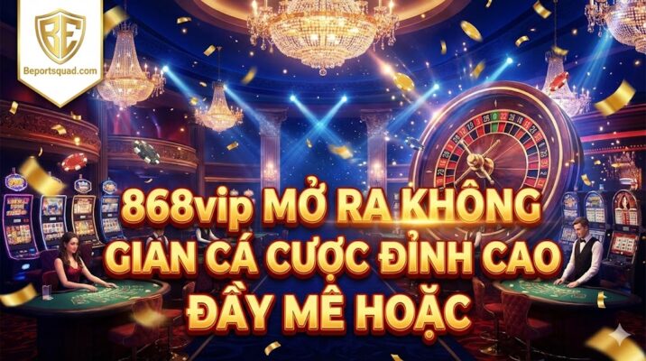 868vip Mở Ra Không Gian Cá Cược đỉnh Cao đầy Mê Hoặc