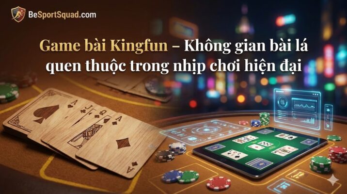 Game bài Kingfun – Không gian bài lá quen thuộc trong nhịp chơi hiện đại