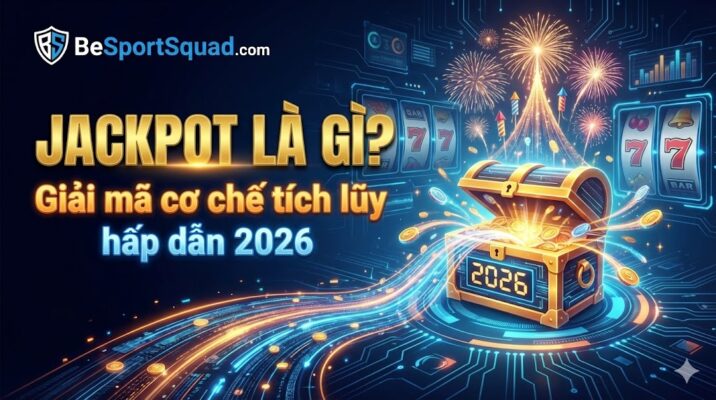 Jackpot là gì? Giải mã cơ chế tích lũy hấp dẫn 2026