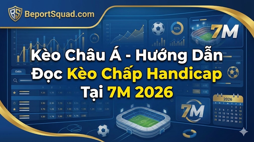Kèo Châu Á - Hướng Dẫn Đọc Kèo Chấp Handicap Tại 7M 2026