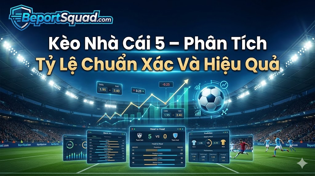 Kèo Nhà Cái 5 – Phân Tích Tỷ Lệ Chuẩn Xác Và Hiệu Quả