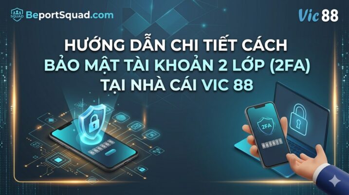 Hướng dẫn chi tiết cách bảo mật tài khoản 2 lớp (2FA) tại nhà cái Vic 88