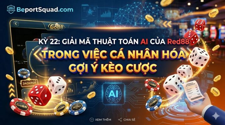 Kỳ 22: Giải mã thuật toán AI của Red88 trong việc cá nhân hóa gợi ý kèo cược