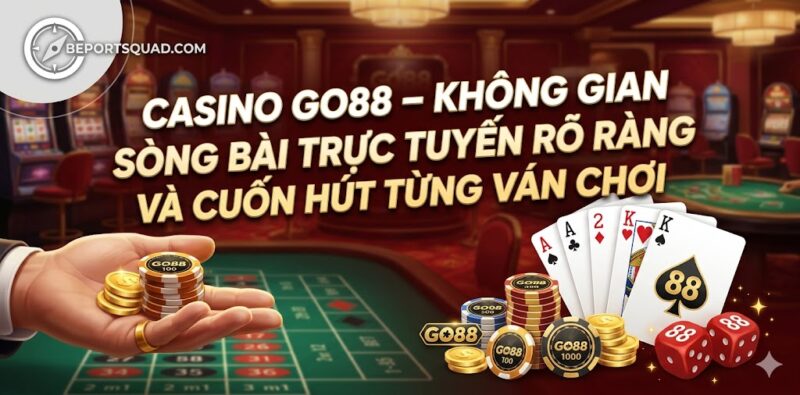 Casino Go88 – Không gian sòng bài trực tuyến rõ ràng và cuốn hút từng ván chơi
