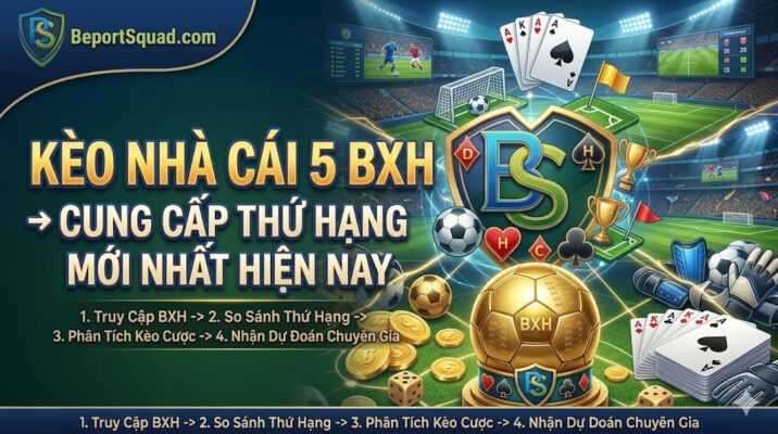 Kèo Nhà Cái 5 BXH - Cung Cấp Thứ Hạng Mới Nhất Hiện Nay