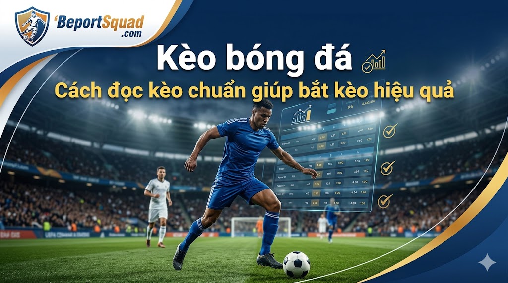 Kèo bóng đá - Cách đọc kèo chuẩn giúp bắt kèo hiệu quả