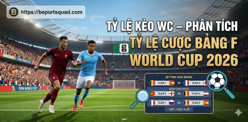 Tỷ Lệ Kèo WC – Phân Tích Tỷ Lệ Cược Bảng F World Cup 2026