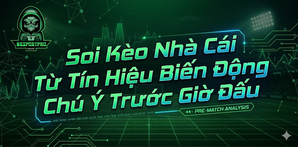 Soi Kèo Nhà Cái Từ Tín Hiệu Biến Động Chú Ý Trước Giờ Đấu