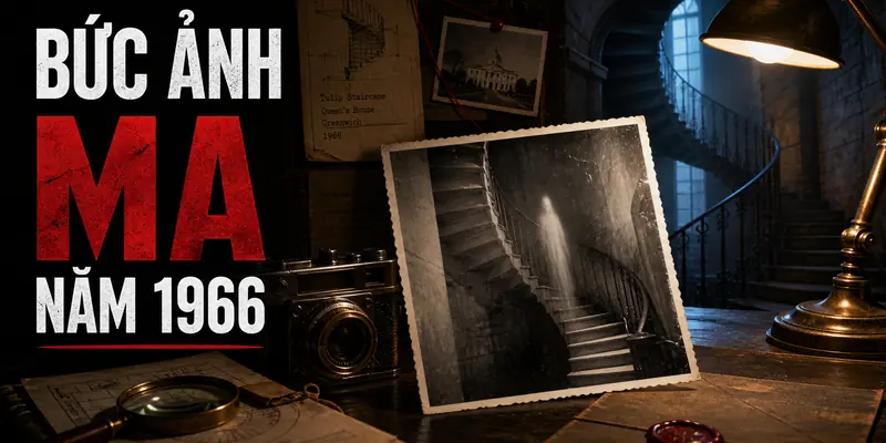 Bức ảnh ma cầu thang Hoa Tulip năm 1966