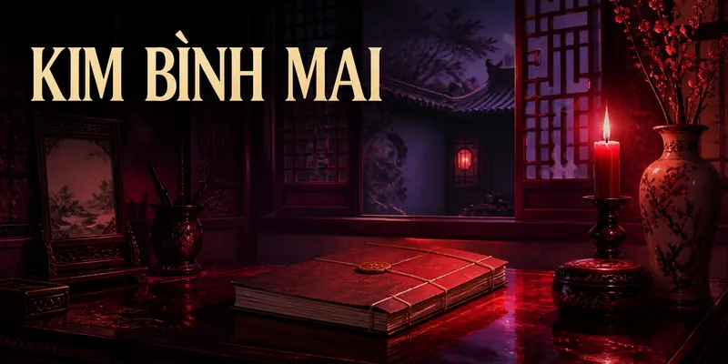 Kim Bình Mai: minh họa bìa sách cổ Trung Quốc