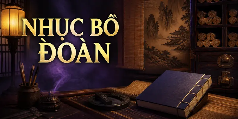 Nhục Bồ Đoàn: minh họa bìa sách cổ Trung Quốc