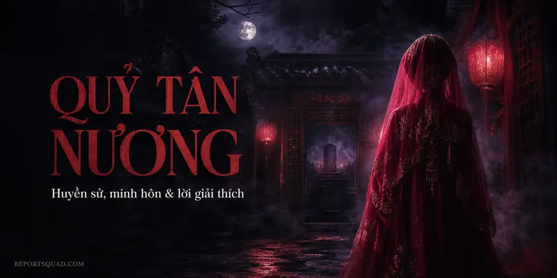 Minh hôn trong không gian từ đường Trung Hoa với khăn voan đỏ và bài vị
