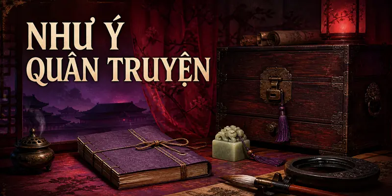 Si Bà Tử Truyện: minh họa thư phòng cổ Trung Quốc