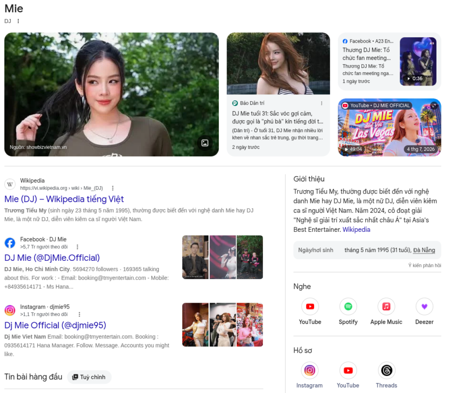 DJ Mie Bikini (Tiểu My) Gây Thương Nhớ Hè 2026