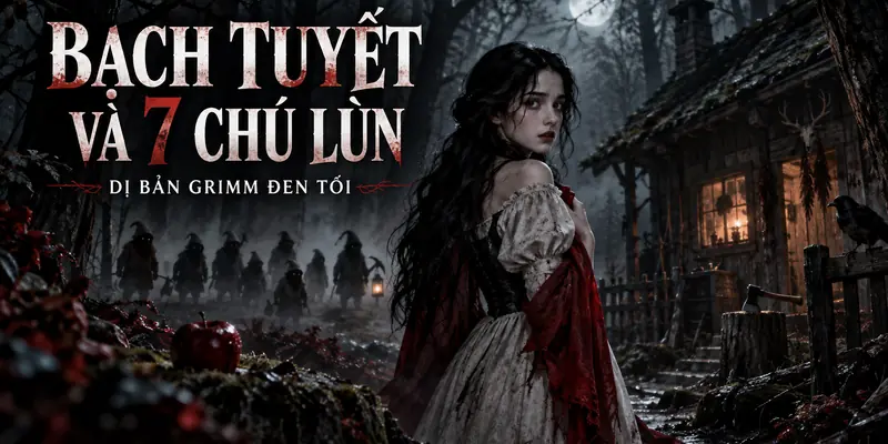 Bạch Tuyết và 7 chú lùn bản Grimm khác gì truyện quen thuộc?