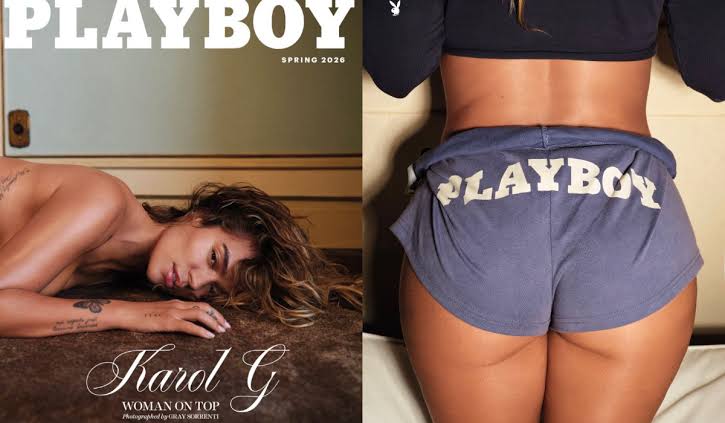 karol g by gray sorrenti playboy spring 2026 cover