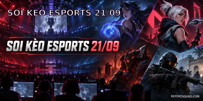 Soi kèo Esports 21/09: lịch và phân tích LoL, Valorant, Dota 2, CS2