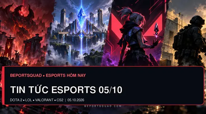 Tin tức Esports 05/10: Lượt Swiss thứ ba của ESL Pro League Season 24